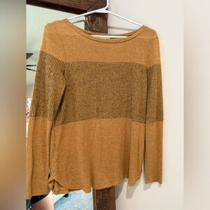 Women’s mustard sweater